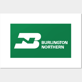 Burlington Northern Railroad Posters and Art